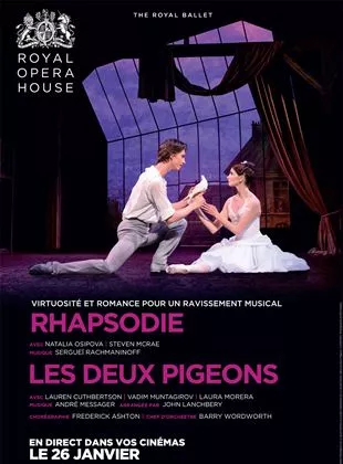 Affiche du film Rhapsodie - Les Deux Pigeons (Arts Alliance)