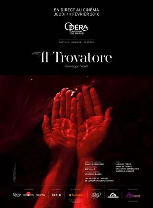 Affiche du film Le Trouvère (UGC VIVA L'OPERA- FRA CINEMA)