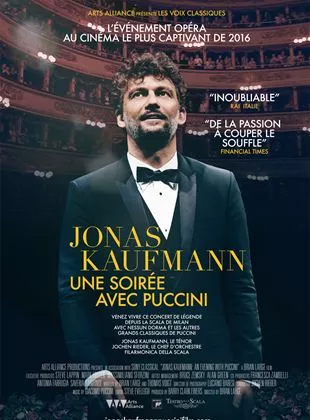 Affiche du film Jonas Kaufmann, une soirée avec Puccini (Arts Alliance)