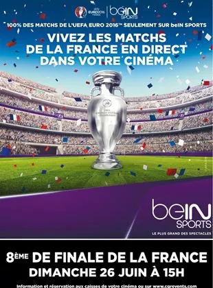 Affiche du film Euro 2016 : 8ème de Finale (CGR Events)