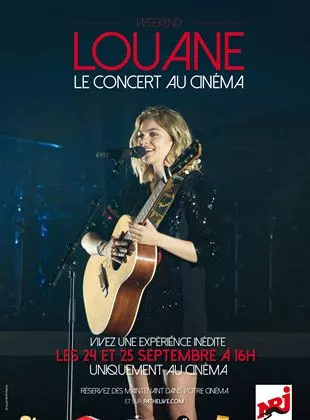 Affiche du film Louane - Le concert au cinéma