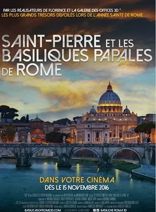Affiche du film Saint Pierre et les Basiliques Papales de Rome (CGR Events)