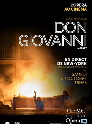 Affiche du film Don giovanni (Met-Pathé Live)