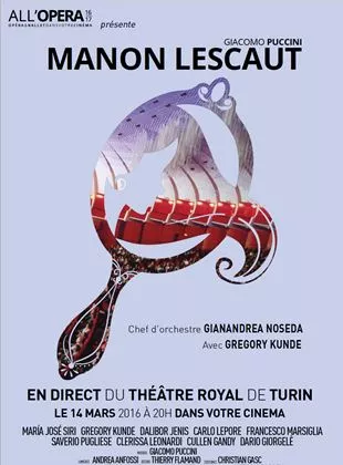 Affiche du film Manon Lescaut - All'Opera (CGR Events)