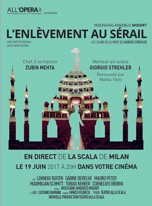 Affiche du film L'Enlèvement au Sérail - All'Opera (CGR Events)