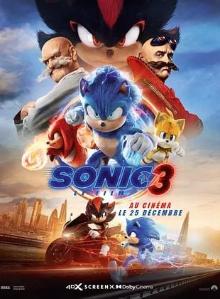 Affiche du film Sonic 3 - le film