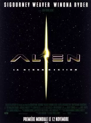 Affiche du film Alien, la résurrection