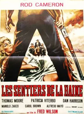 Affiche du film Les sentiers de la haine