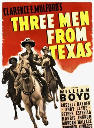 Affiche du film Trois hommes du Texas