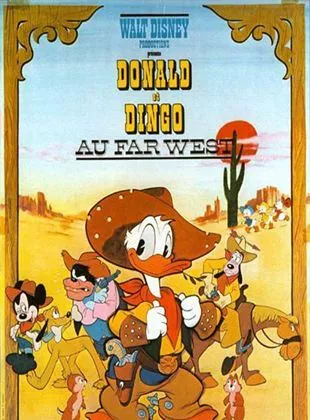 Affiche du film Donald et Dingo au Far-West