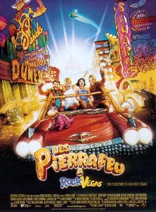 Affiche du film Les Pierrafeu à Rock Vegas