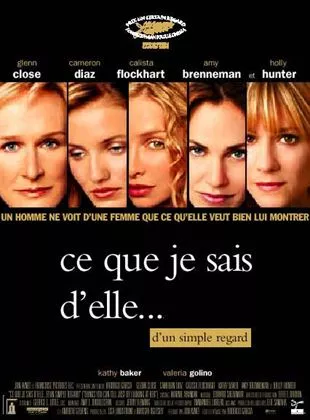 Affiche du film Ce que je sais d'  d'un simple regard