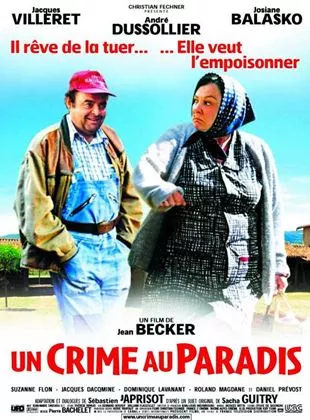 Affiche du film Un crime au paradis