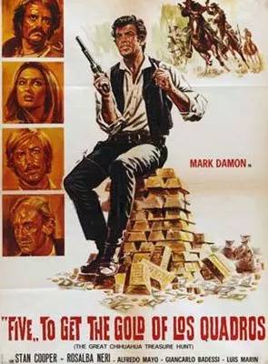Affiche du film Cinq pour l'or de los Quadros