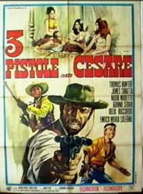 Affiche du film Trois pistolets contre César