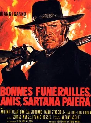 Affiche du film Bonnes funérailles, amis, Sartana paiera
