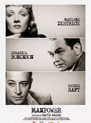 Affiche du film Manpower, L'Entraineuse fatale