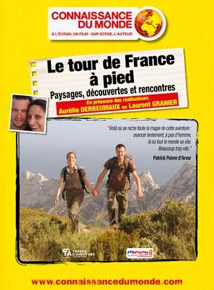 Affiche du film Le Tour de France à pied - Paysages, découvertes et rencontres