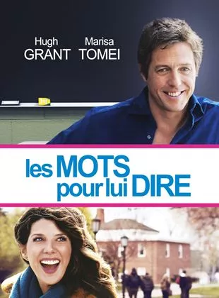 Affiche du film Les mots pour lui dire