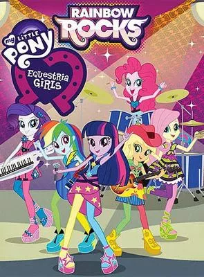 Affiche du film My Little Pony - Equestria girls 2 : Rainbow rocks, le film