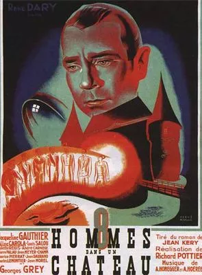 Affiche du film Huit hommes dans un château