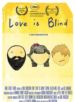 Affiche du film Love is blind - Court Métrage