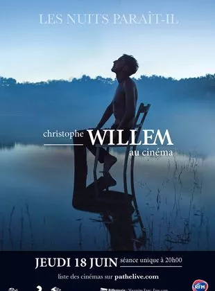 Affiche du film Christophe Willem (Pathé live)