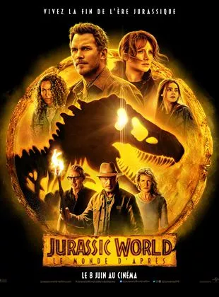 Affiche du film Jurassic World 3: Le Monde d'après