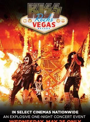 Affiche du film Kiss Rocks Vegas