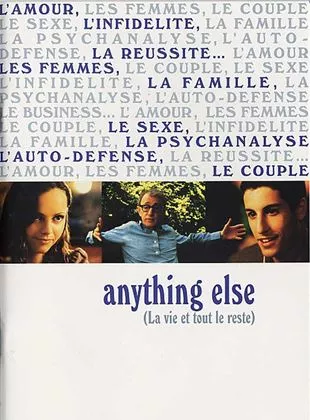 Affiche du film Anything else, la vie et tout le reste
