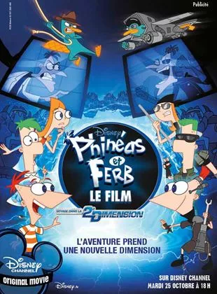 Affiche du film Phinéas et Ferb - Le Film