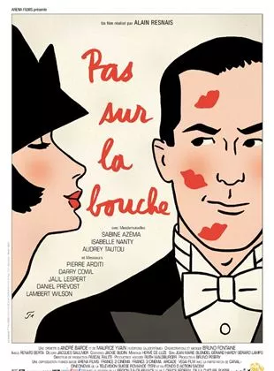 Affiche du film Pas sur la bouche