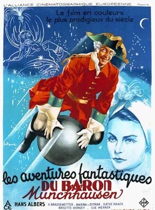 Affiche du film Les Aventures fantastiques du baron Munchausen