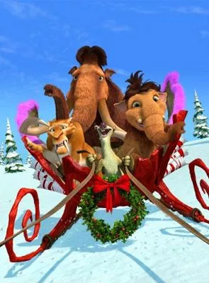 Affiche du film L Âge de glace fête Noël