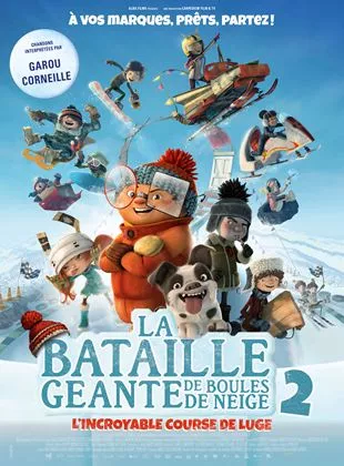 Affiche du film La Bataille géante de boules de neige 2, l'incroyable course de luge