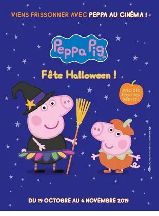 Affiche du film Peppa Pig fête Halloween - Court Métrage