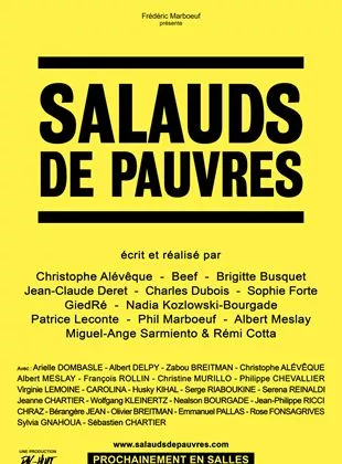 Affiche du film Salauds de pauvres