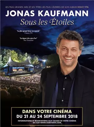 Affiche du film Jonas Kaufmann sous les étoiles (CGR Events)