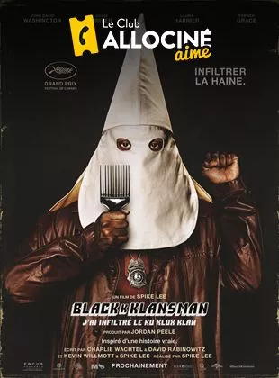 Affiche du film BlacKkKlansman - J'ai infiltré le Ku Klux Klan