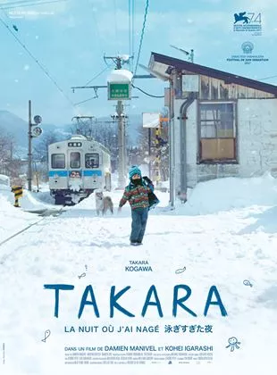 Affiche du film Takara, la nuit où j'ai nagé