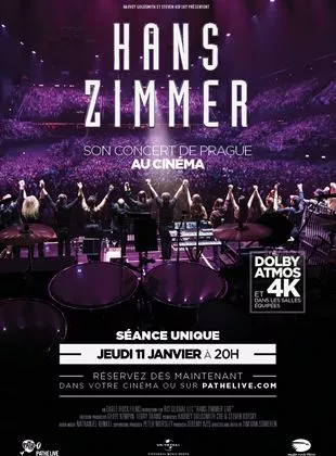 Affiche du film Hans Zimmer - Live in Prague (Pathé Live)