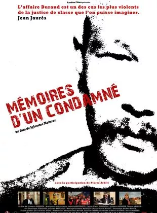 Affiche du film Mémoires d'un condamné