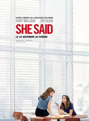 Affiche du film She Said