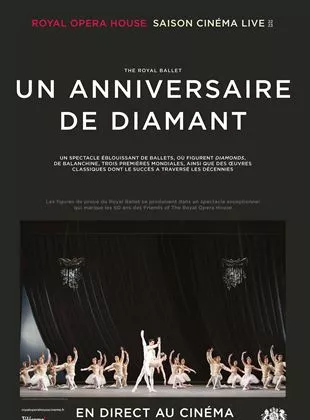 Affiche du film Royal Opera House : Un Anniversaire de Diamant (Ballet)