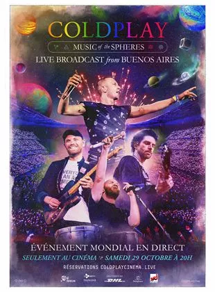 Affiche du film Coldplay live broadcast from Buenos Aires