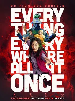 Affiche du film Everything Everywhere All at Once Affiche du film Everything Everywhere All at Once
