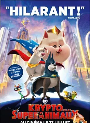 Affiche du film Krypto et les Super-Animaux