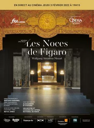 Affiche du film Les Noces de Figaro (Opéra de Paris-FRA Cinéma)