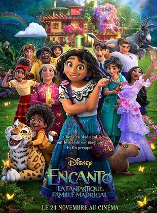 Affiche du film Encanto, la fantastique famille Madrigal