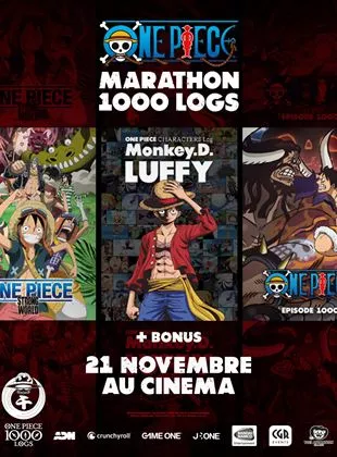 Affiche du film MARATHON ONE PIECE 1000 LOGS